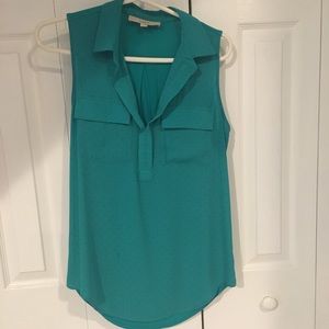 Loft teal blouse. Size: Small.